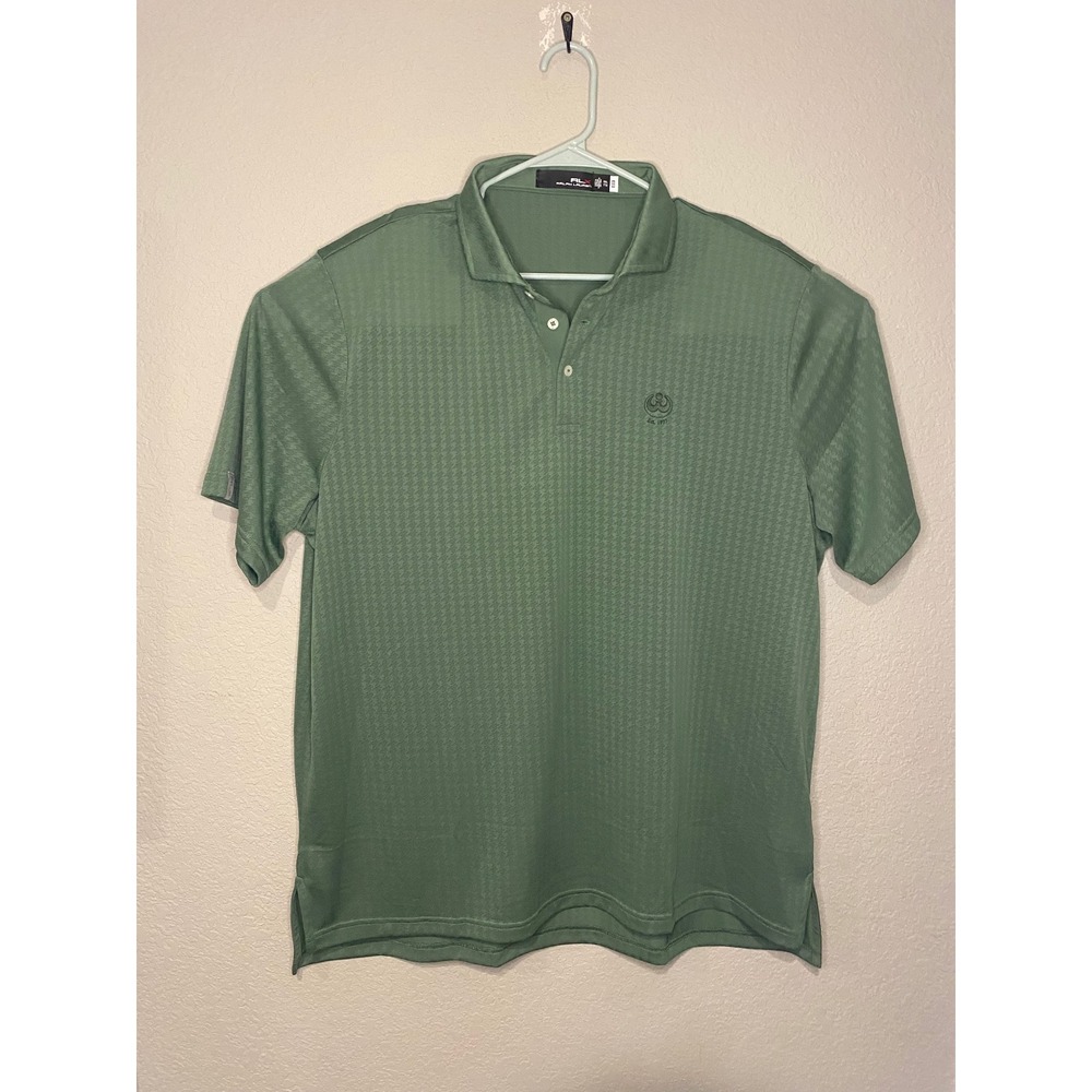 RLX Ralph Lauren Golf Polo Shirt Houndstooth Performance XXL